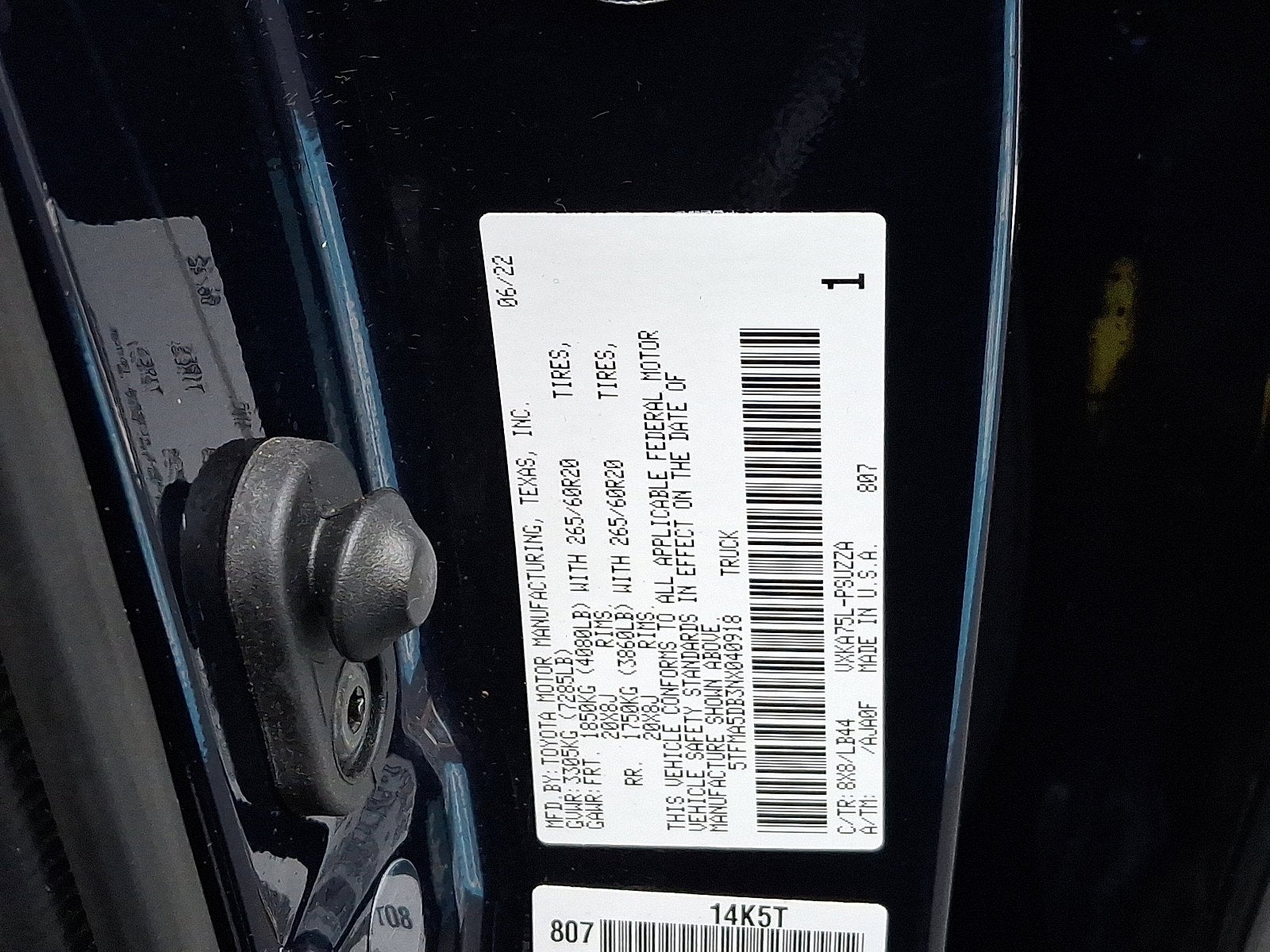 2022 Toyota Tundra 4WD 1794 Edition