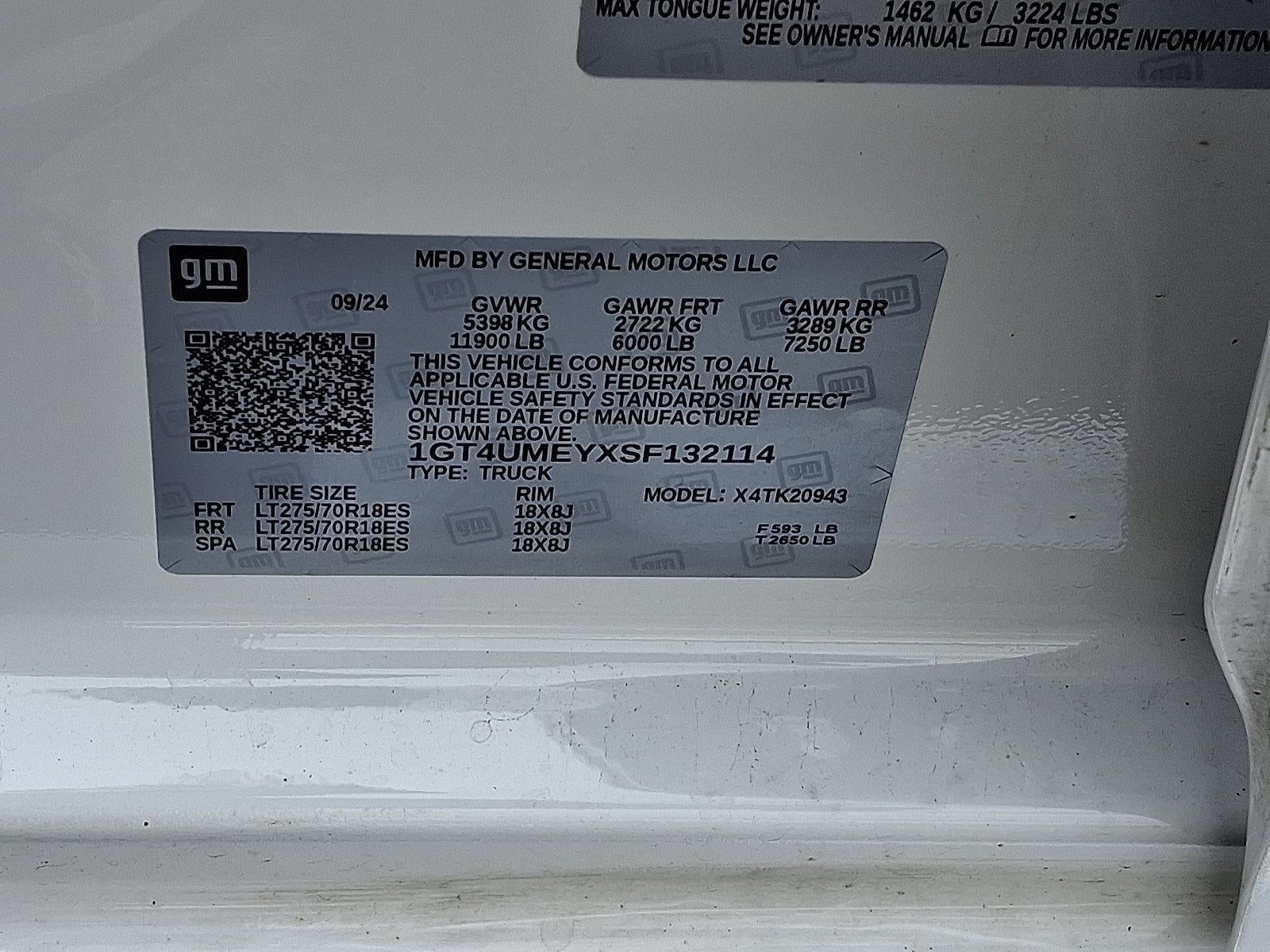 2025 GMC Sierra 2500 HD Crew Cab Long Box 4-Wheel Drive SLE