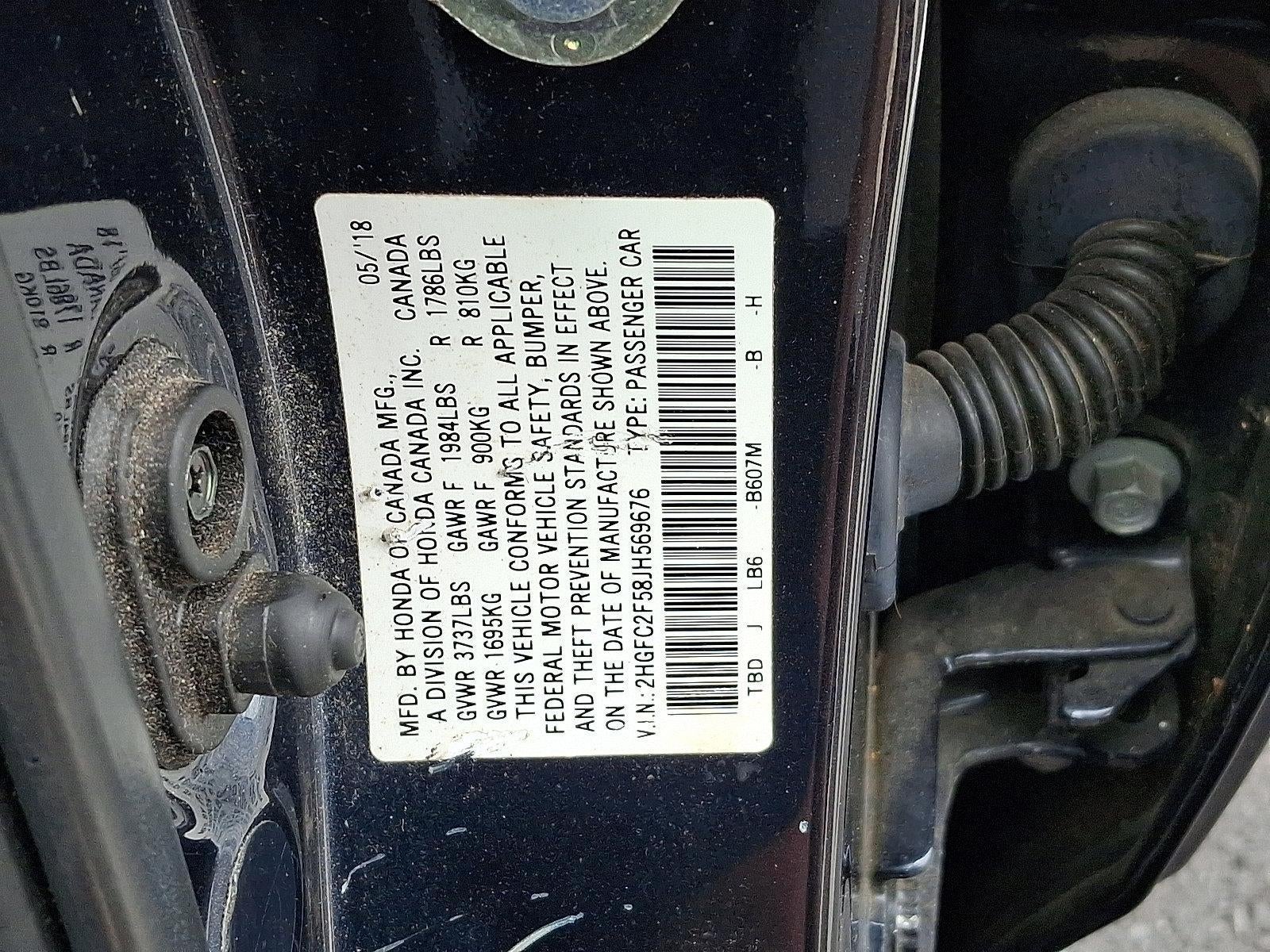 2018 Honda Civic Sedan LX CVT