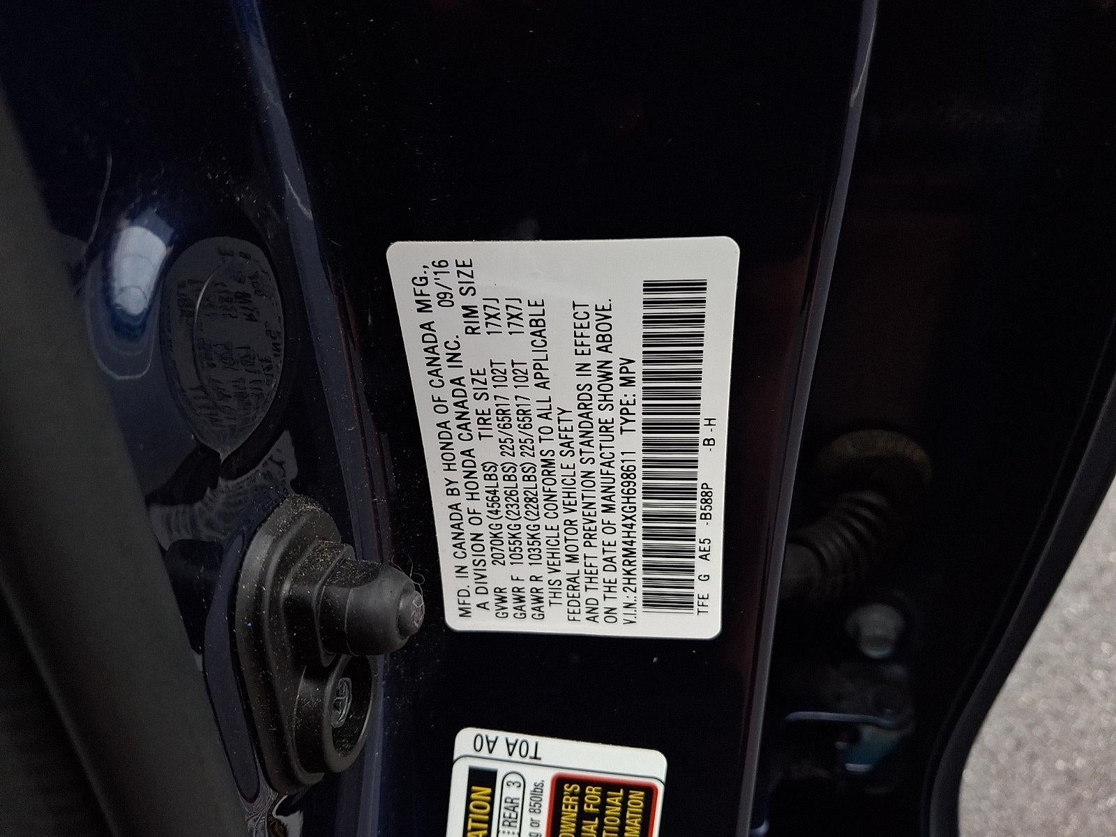 2016 Honda CR-V SE AWD