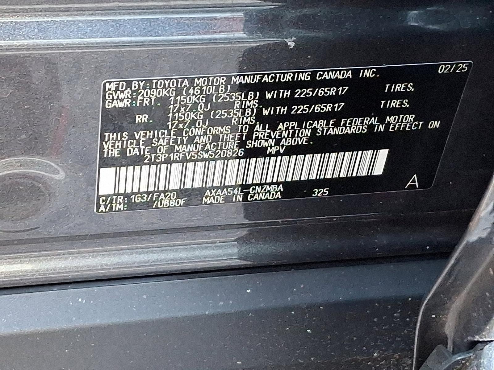 2025 Toyota RAV4 XLE AWD (Natl)