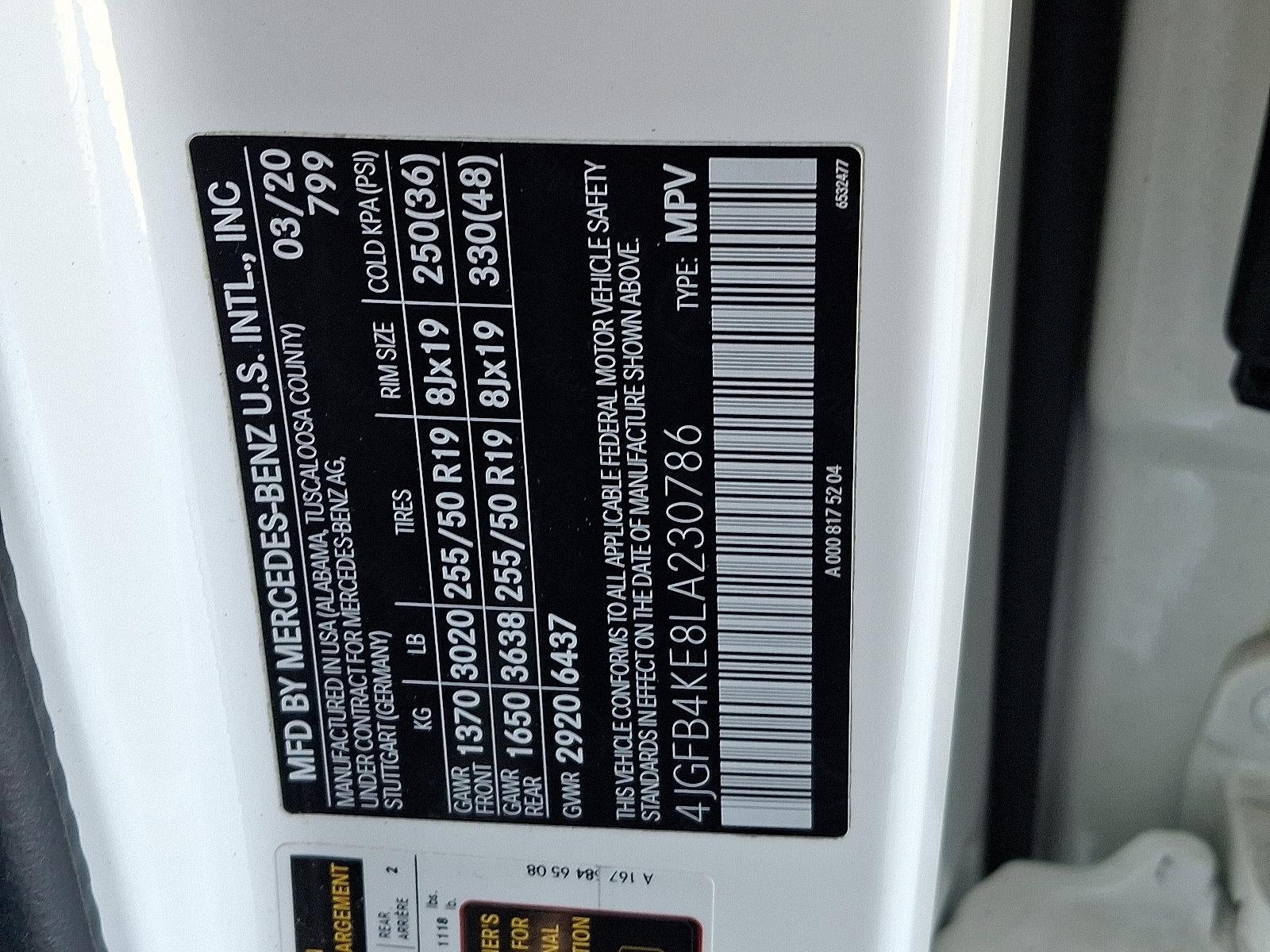 2020 Mercedes-Benz GLE GLE 350 4MATIC® SUV