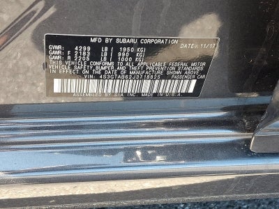 2018 Subaru Impreza 2.0i Premium 5-door CVT