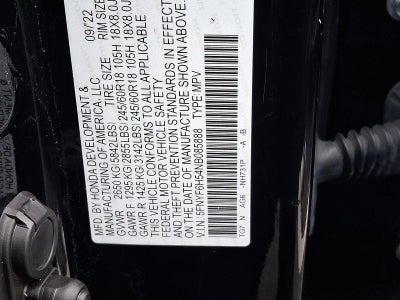 2022 Honda Pilot EX-L AWD