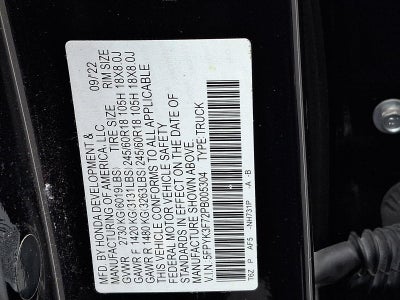 2023 Honda Ridgeline RTL-E AWD