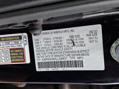 2020 Honda CR-V EX-L AWD