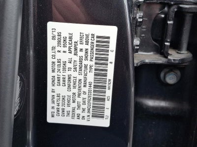 2014 Acura TSX Automatic with Technology Package