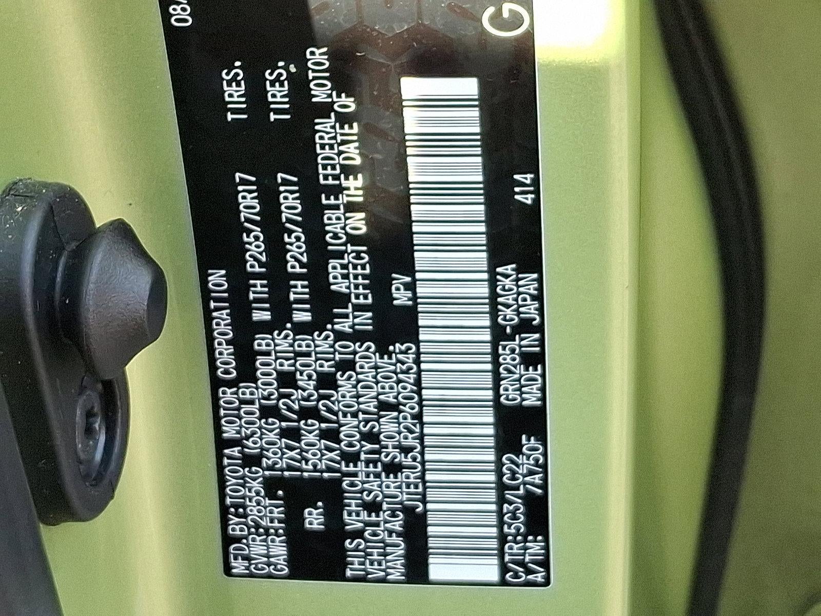 2023 Toyota 4Runner TRD Off Road Premium 4WD (Natl)