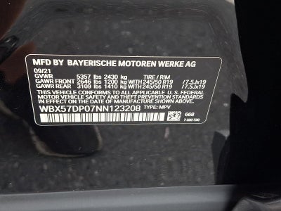 2022 BMW X3 xDrive30i Sports Activity Vehicle