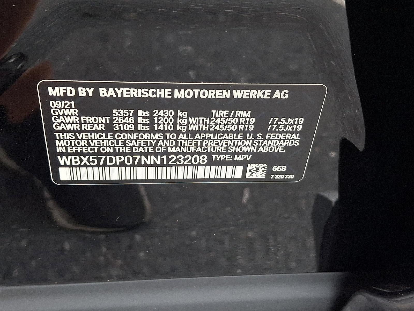 2022 BMW X3 xDrive30i Sports Activity Vehicle