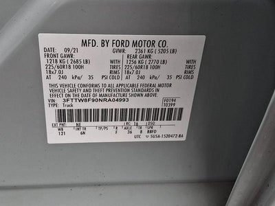 2022 Ford Maverick LARIAT AWD SuperCrew