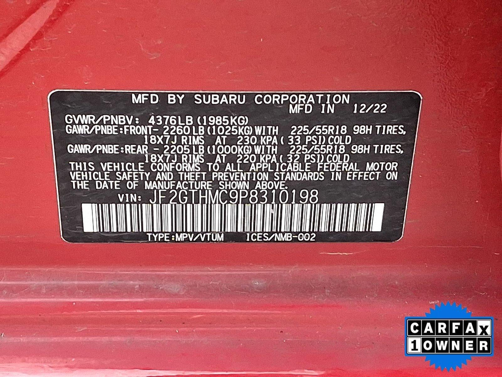 2023 Subaru Crosstrek Limited CVT