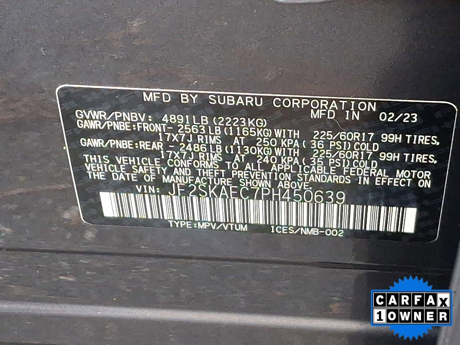 2023 Subaru Forester Premium CVT