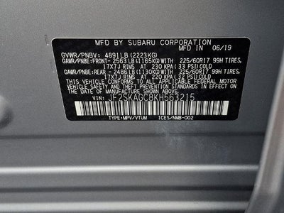 2019 Subaru Forester 2.5i Premium