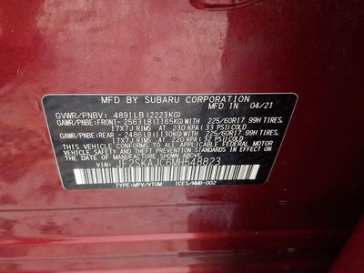 2021 Subaru Forester Premium CVT