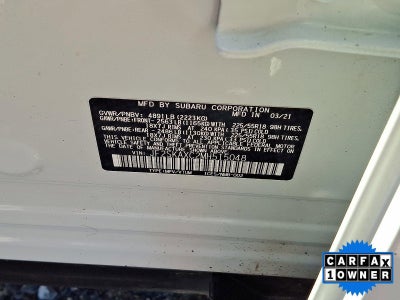 2021 Subaru Forester Touring CVT