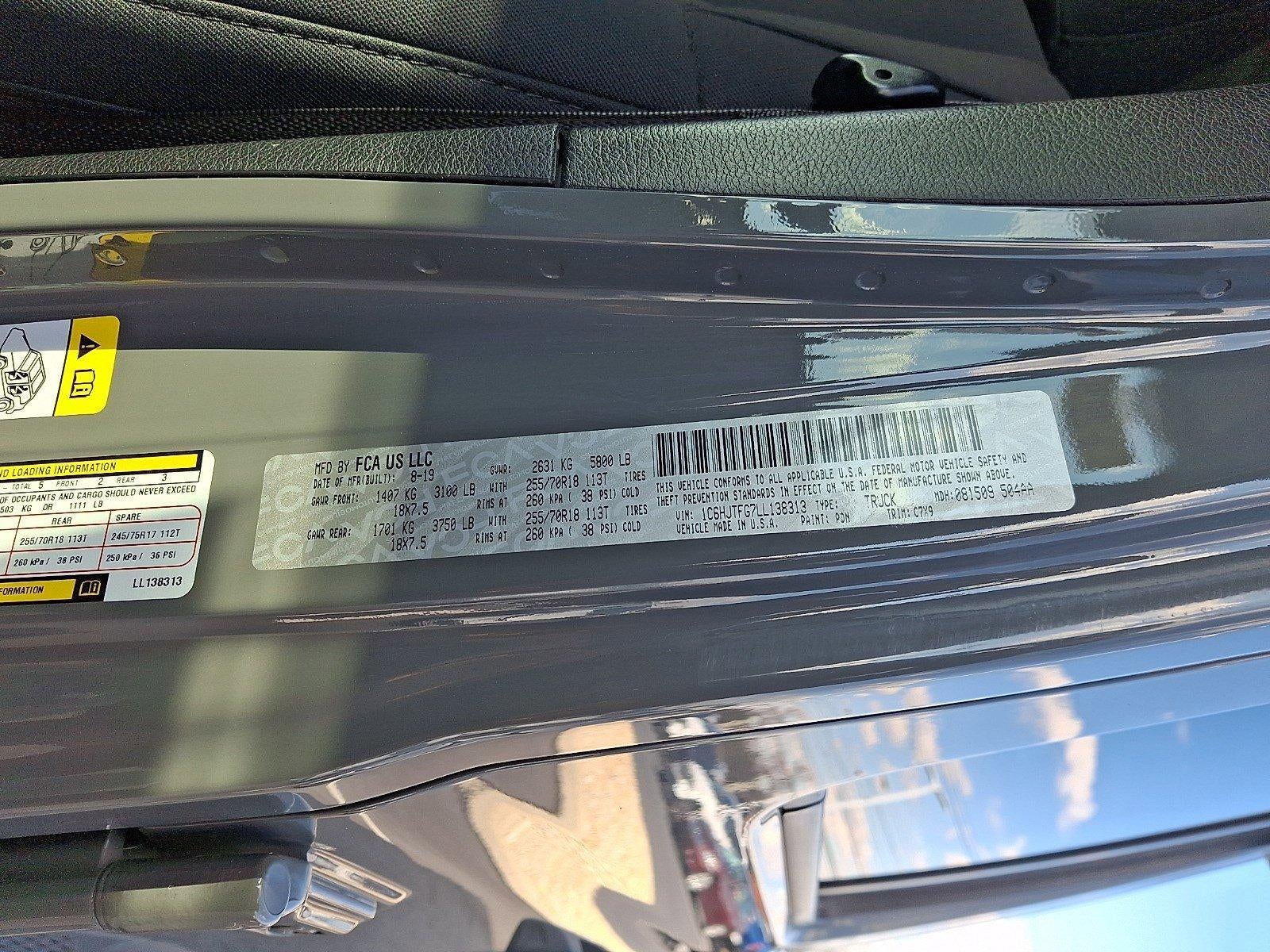 2020 Jeep Gladiator Overland 4x4