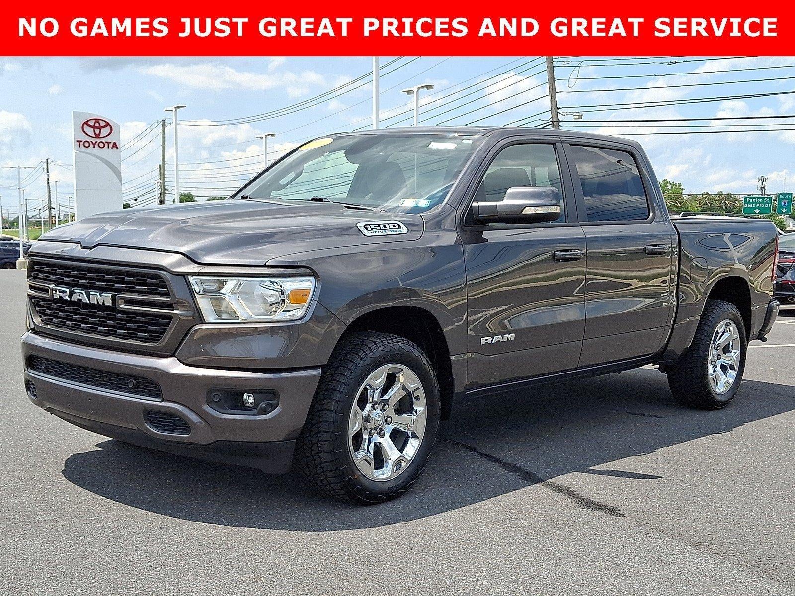 2022 RAM 1500 Big Horn 4x4 Crew Cab 5'7" Box
