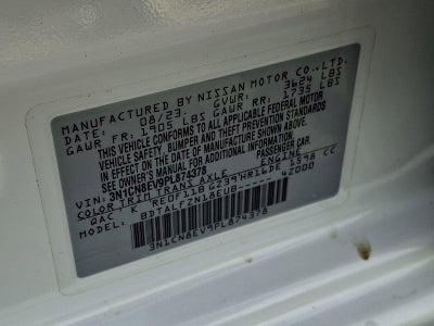 2023 Nissan Versa SV CVT