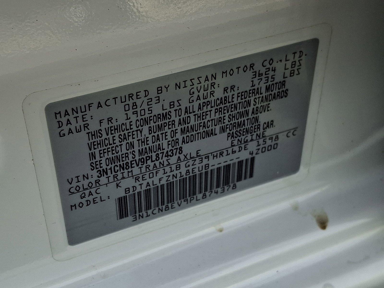 2023 Nissan Versa SV CVT