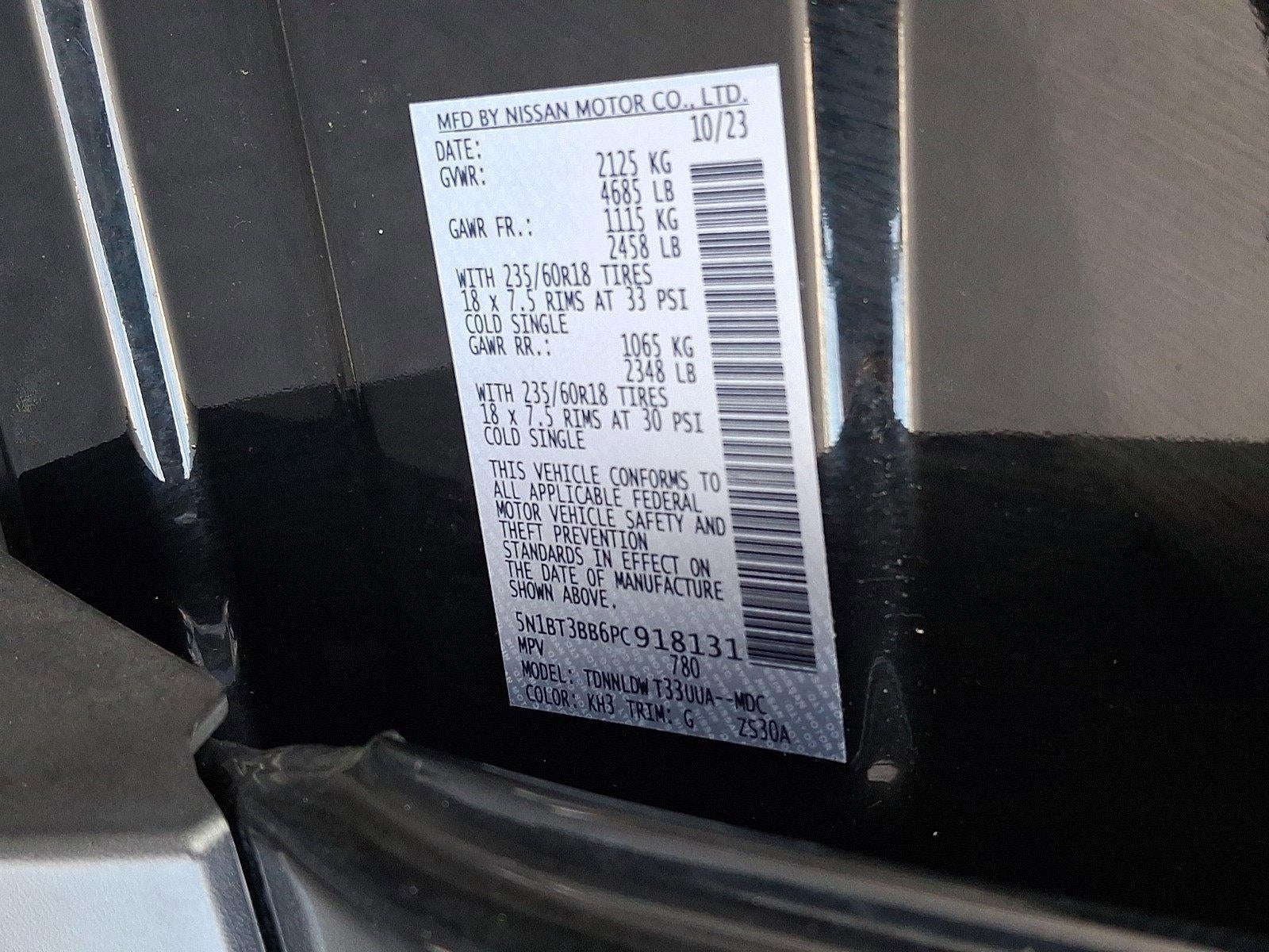 2023 Nissan Rogue AWD SV