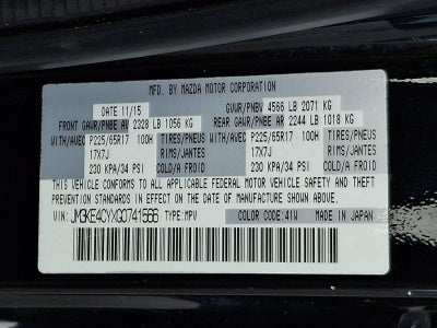 2016 Mazda Mazda CX-5 AWD 4dr Auto Touring