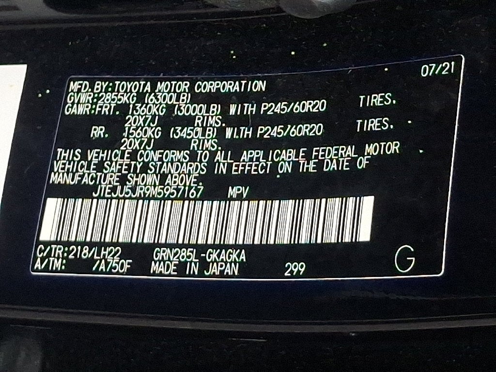 2021 Toyota 4Runner Nightshade CERTIFIED