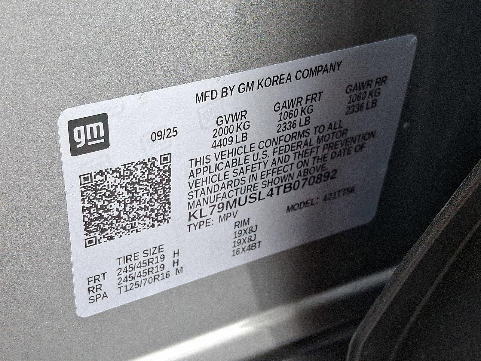 2026 Chevrolet Trailblazer AWD 4dr RS