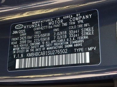 2025 Hyundai KONA SEL AWD