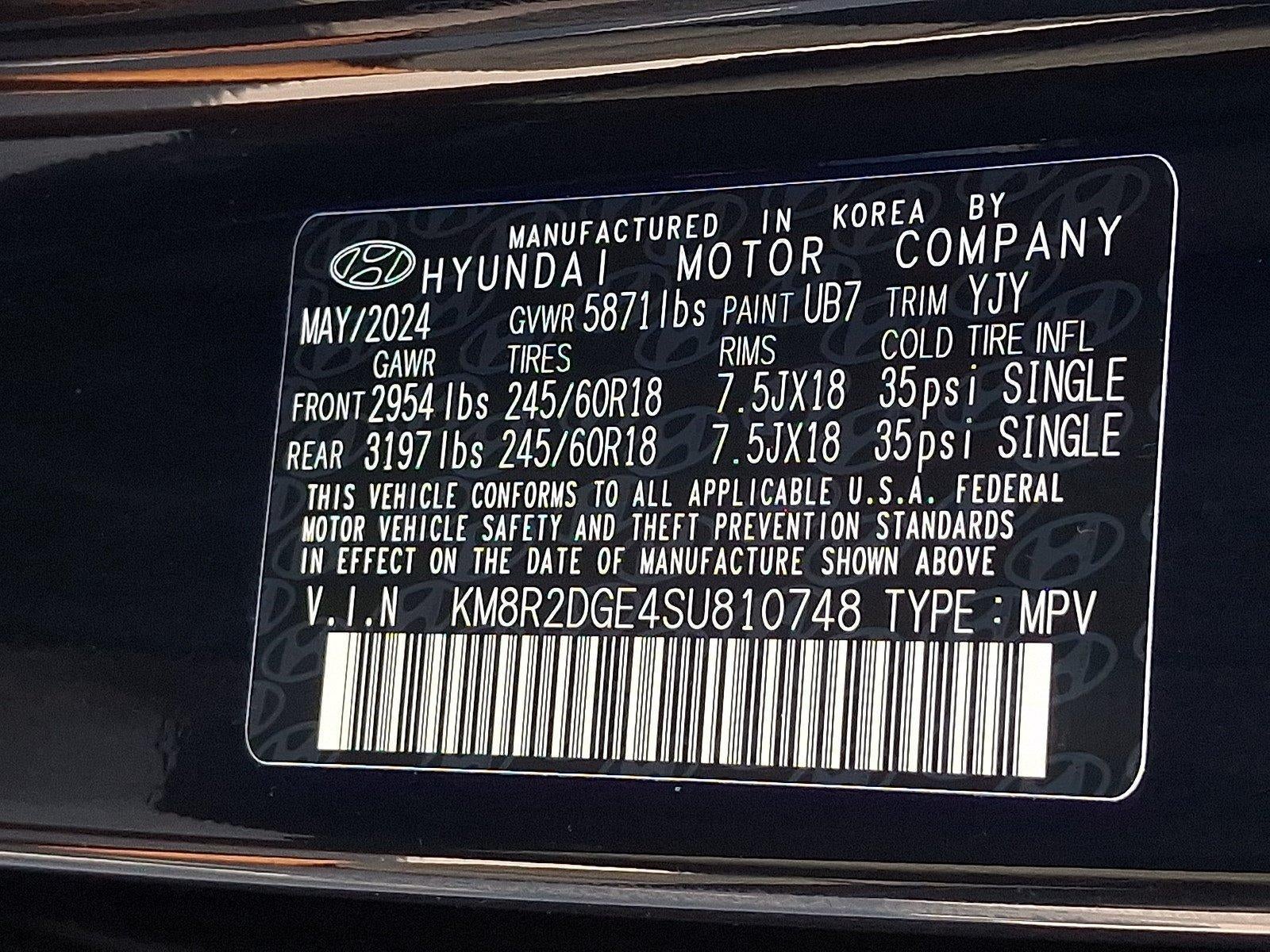 2025 Hyundai PALISADE SEL AWD