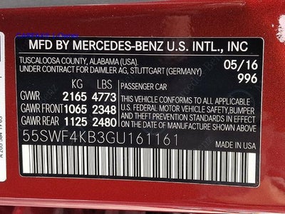 2016 Mercedes-Benz C-Class C 300 4MATIC® Luxury Sedan