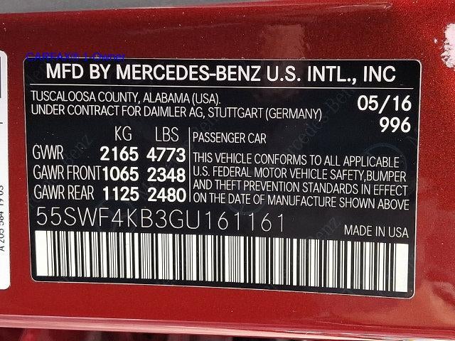 2016 Mercedes-Benz C-Class C 300 4MATIC® Luxury Sedan