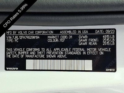 2024 Volvo S60 B5 FWD Core Dark Theme