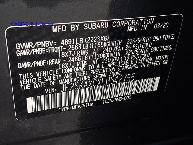 2020 Subaru Forester Touring CVT