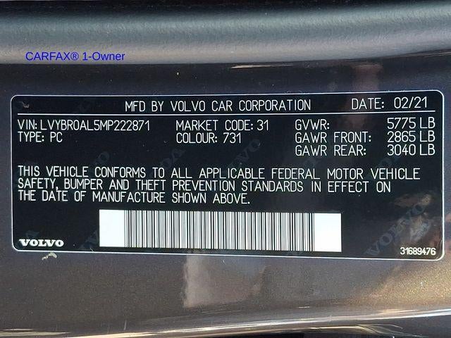 2021 Volvo S90 Recharge T8 eAWD PHEV Inscription