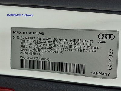 2023 Audi A4 Sedan Premium 40 TFSI quattro