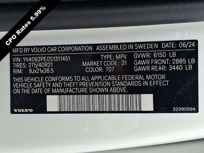 2025 Volvo XC90 B6 AWD Plus 7-Seater