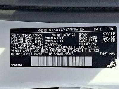 2020 Volvo XC60 T5 AWD Inscription