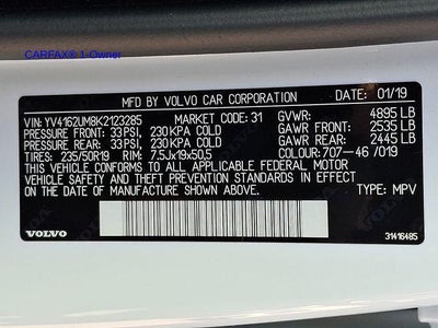 2019 Volvo XC40 T5 AWD R-Design