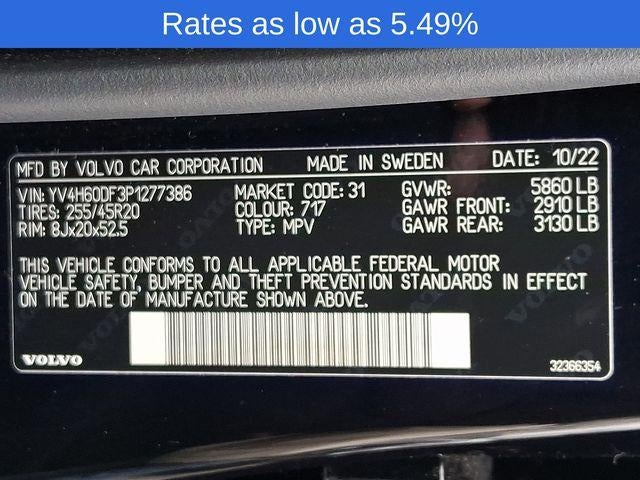 2023 Volvo XC60 Recharge Plug-In Hybrid T8 eAWD PHEV Ultimate Bright Theme