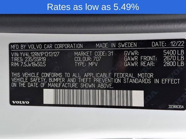 2023 Volvo XC60 B5 AWD Plus Bright Theme