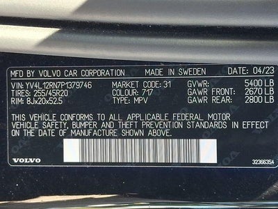 2023 Volvo XC60 B5 AWD Plus Bright Theme