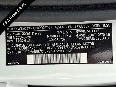 2026 Volvo XC60 B5 AWD Plus