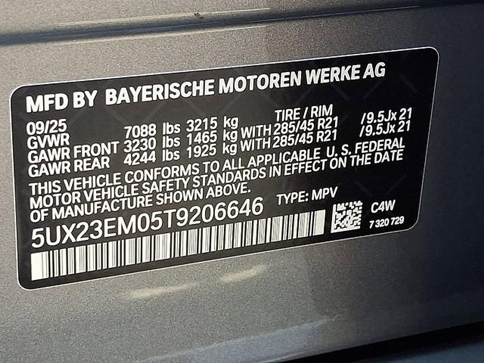 2026 BMW X7 xDrive40i Sports Activity Vehicle