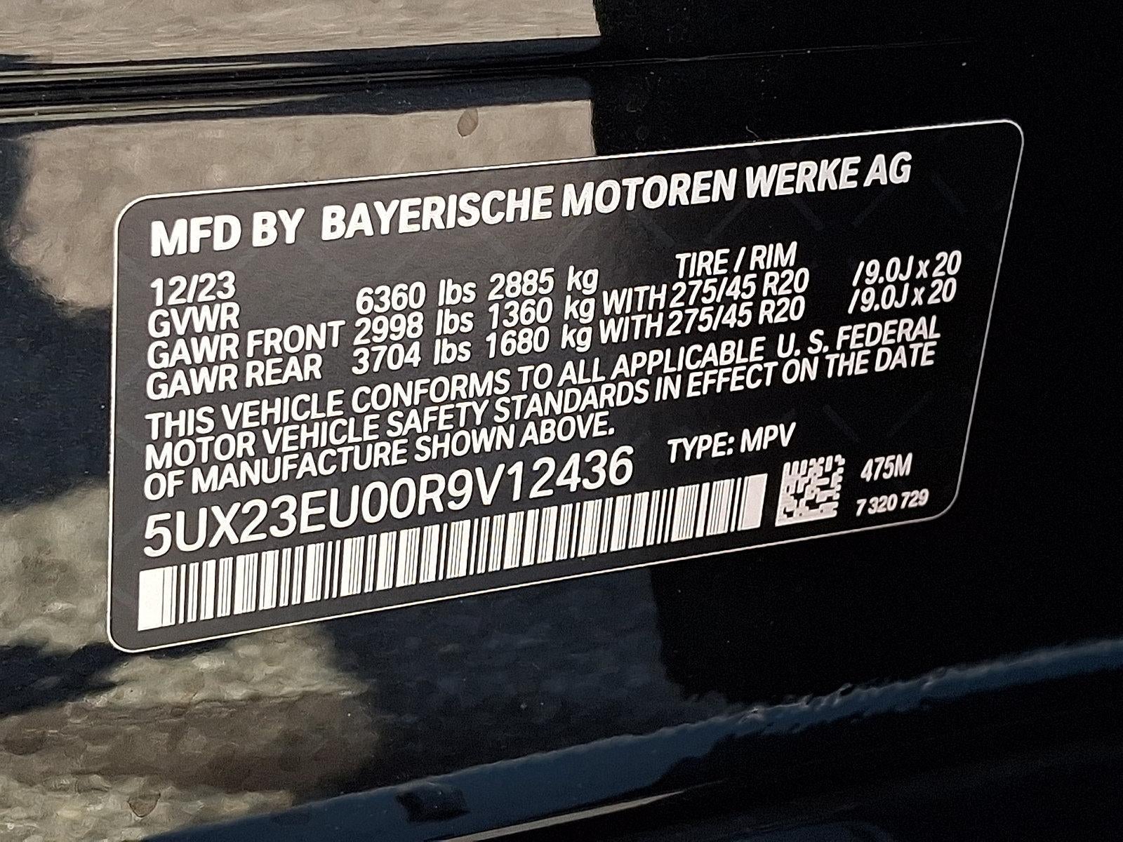 2024 BMW X5 xDrive40i Sports Activity Vehicle