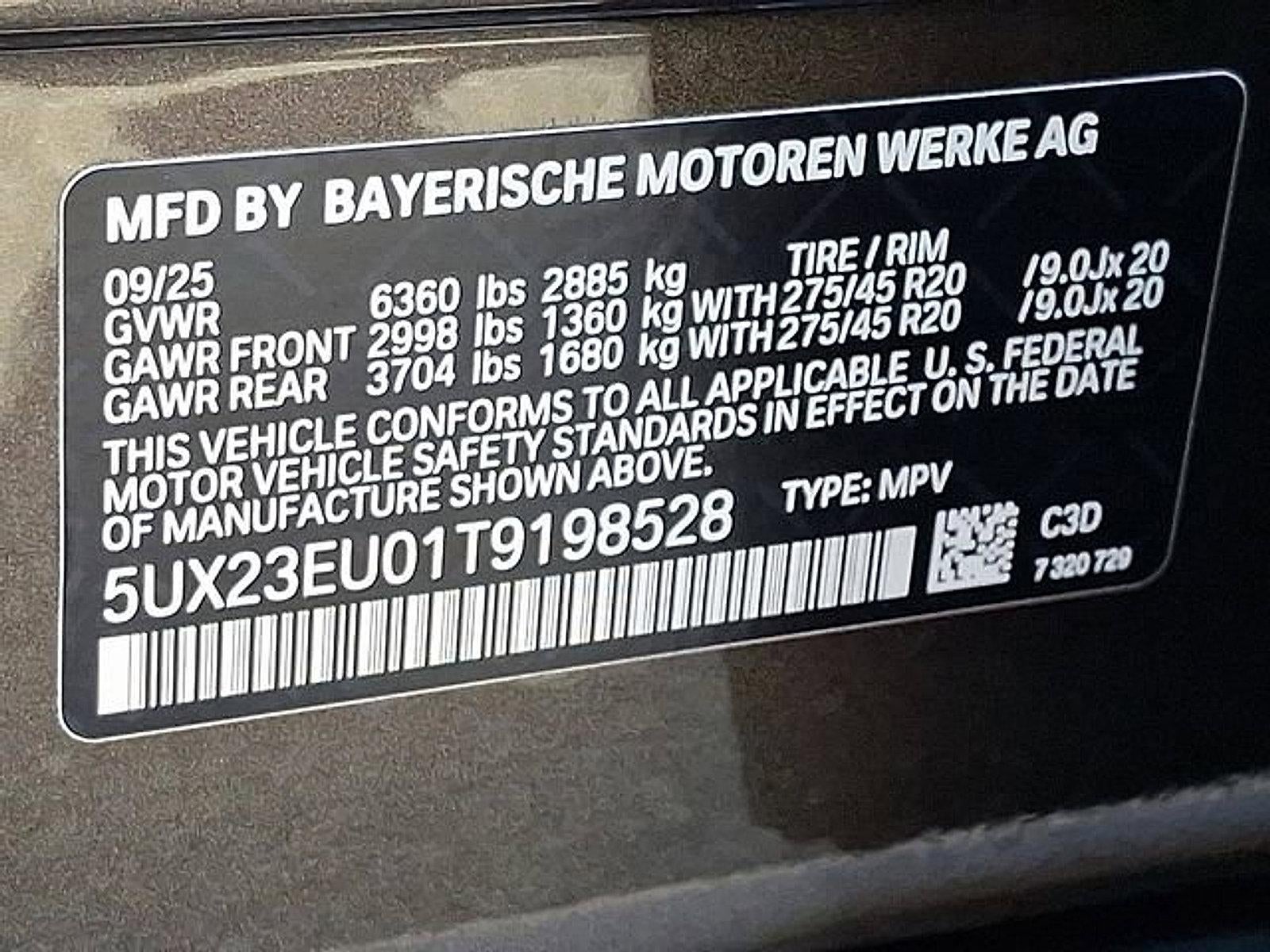 2026 BMW X5 xDrive40i Sports Activity Vehicle