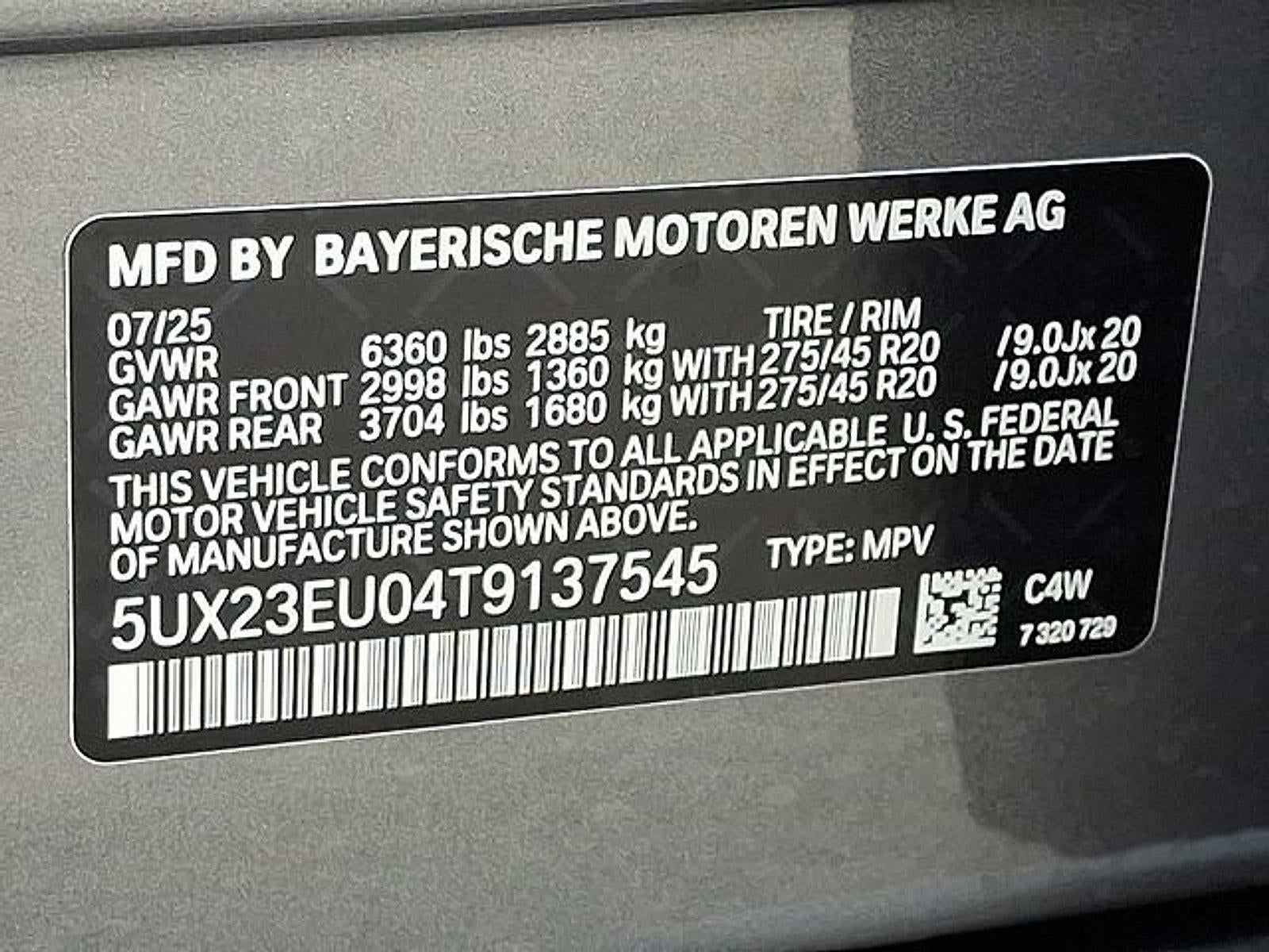 2026 BMW X5 xDrive40i Sports Activity Vehicle