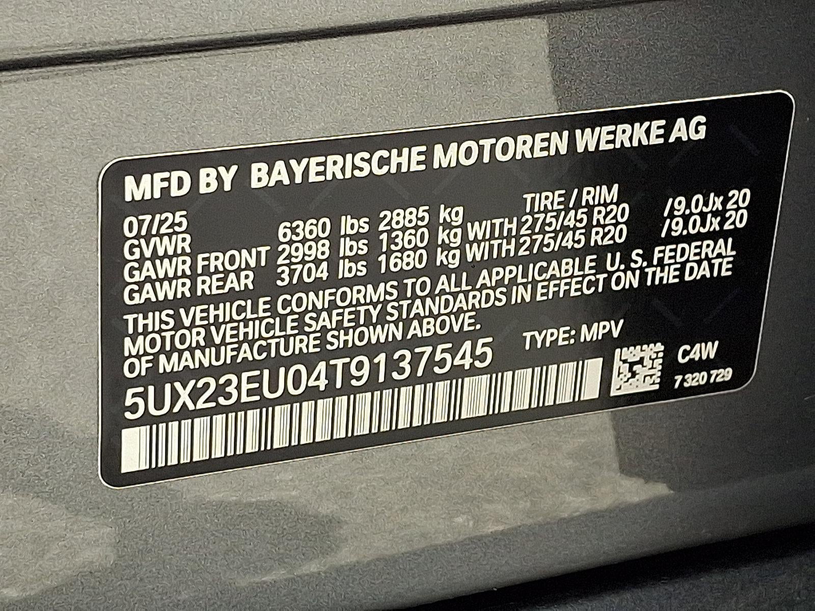 2026 BMW X5 xDrive40i Sports Activity Vehicle
