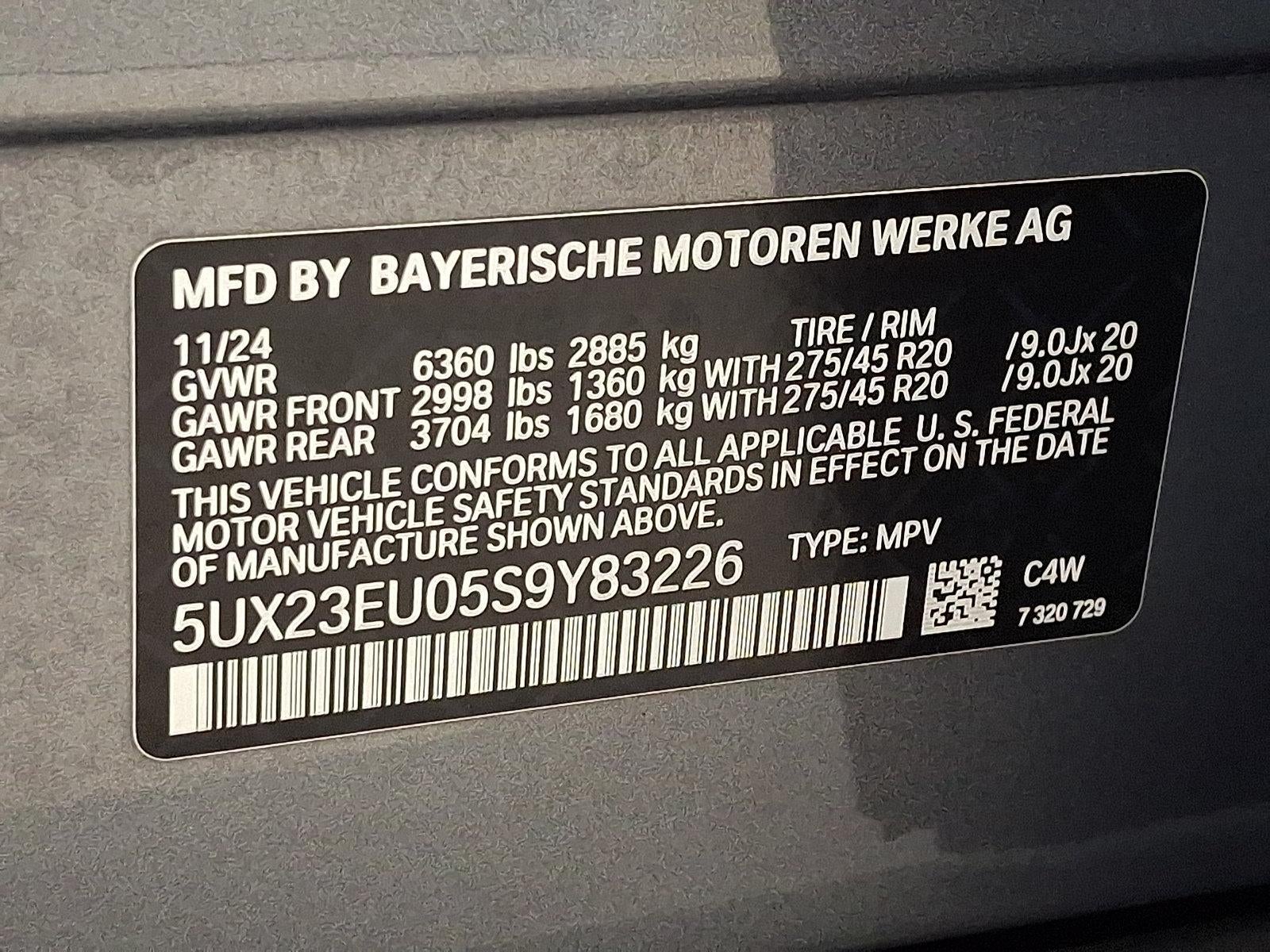 2025 BMW X5 xDrive40i Sports Activity Vehicle