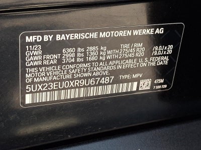 2024 BMW X5 xDrive40i Sports Activity Vehicle